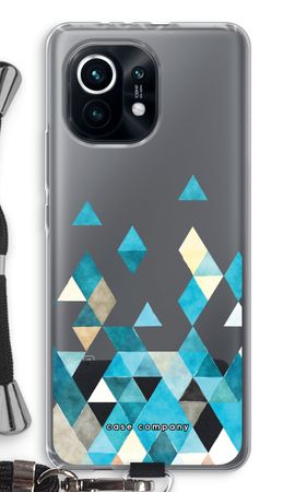 Coloured triangles blue