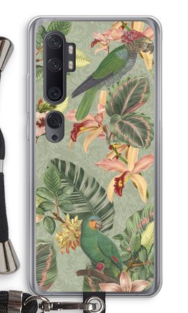 Tropical jungle parrot