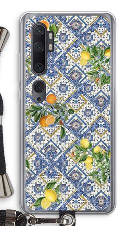 Blue tiles, lemons and oranges - small