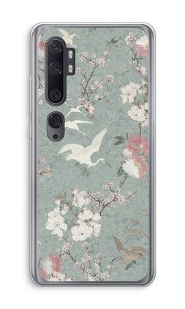 Japanese crane birds blossom