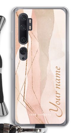 Gold Lines Namecase - Blush