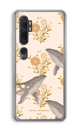 Floral Whales, Capa macia Xiaomi Mi Note 10 Pro
