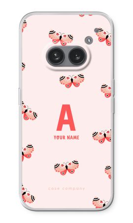 Rosy Butterflies Monogram