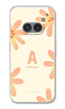Peach Blossom Monogram