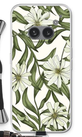 White flower pattern