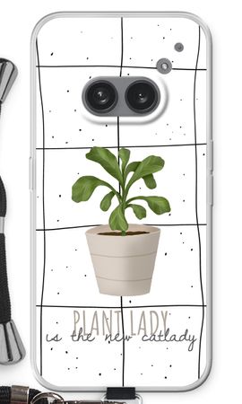 Houseplant on windowpane