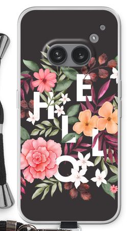 Hello in flowers