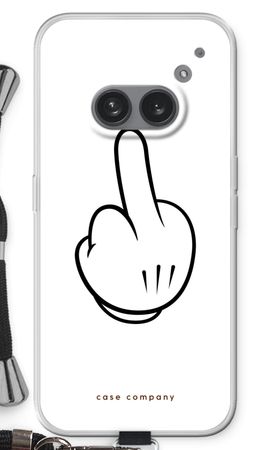 Middle finger white