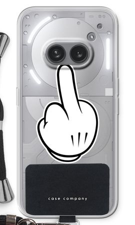 Middle finger white