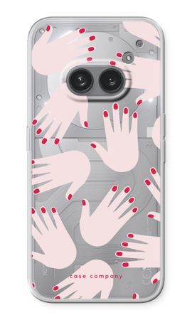 Hands pink