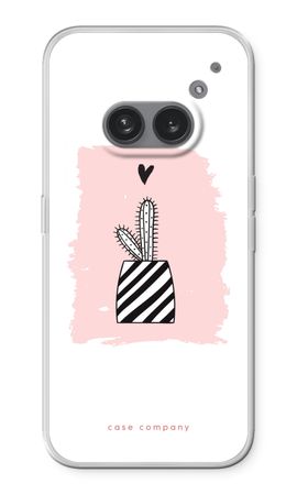 Black and white cactus