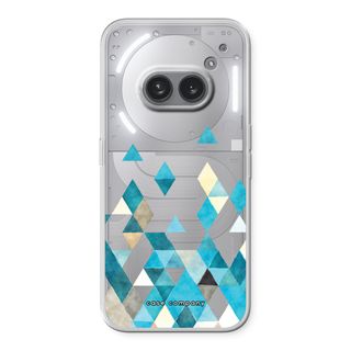 Coloured triangles blue