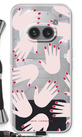 Hands pink