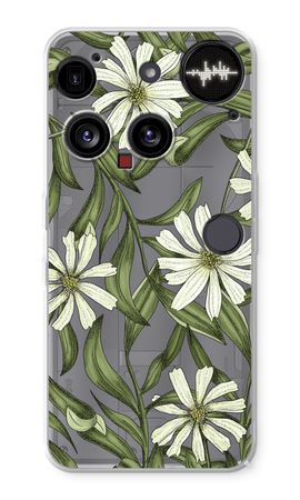 White flower pattern