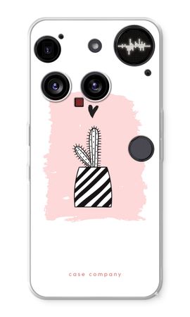 Black and white cactus