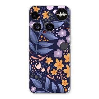 Flowers with blue leaves