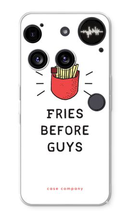 Fries before guys