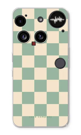 Checkered Mint, Měkké pouzdro Nothing Phone (3)