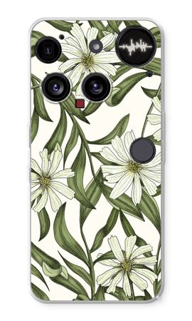 White flower pattern