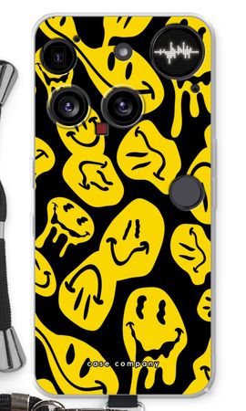 Melting smiley - Yellow