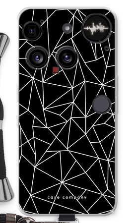 Geometric lines white