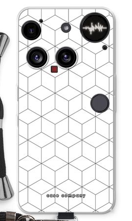 Cubes black and white