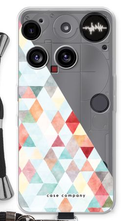 Coloured triangles pastel