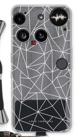 Geometric lines white