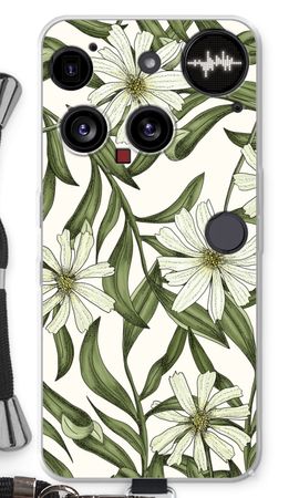 White flower pattern