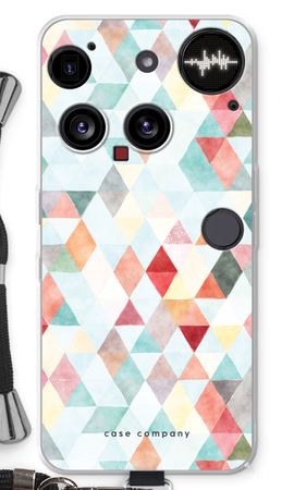 Coloured triangles pastel