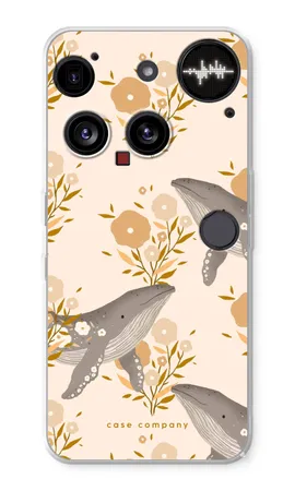 Floral Whales, Nothing Phone (3) pehme ümbris