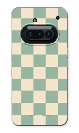 Checkered Mint, Miękkie etui Nothing Phone (3a)