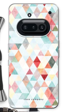 Coloured triangles pastel