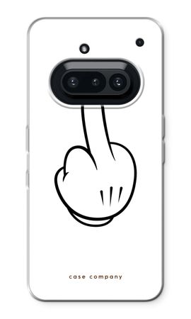 Middle finger white