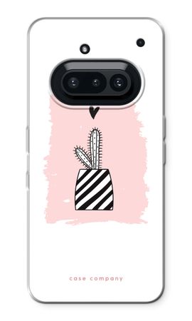 Black and white cactus