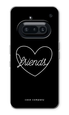 Friends heart black