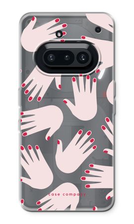 Hands pink