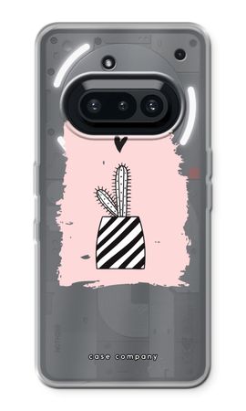 Black and white cactus