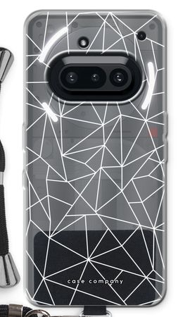 Geometric lines white