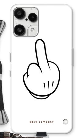 Middle finger white