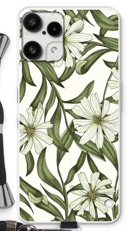 White flower pattern
