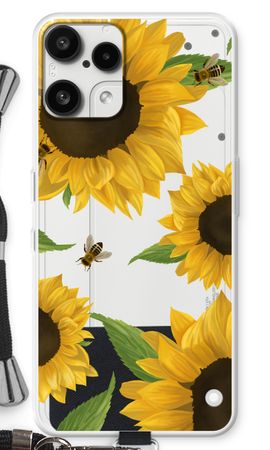 Sunflower and bees