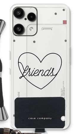 Friends heart black