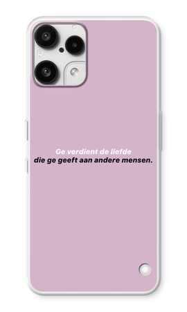 Ge verdient de liefde