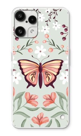 Butterfly in a floral world