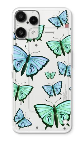 Blue & Green Butterflies