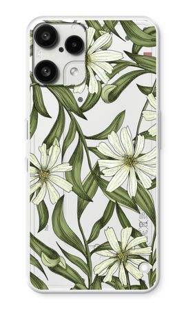 White flower pattern