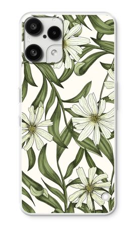 White flower pattern