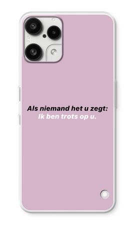 Ik ben trots op u