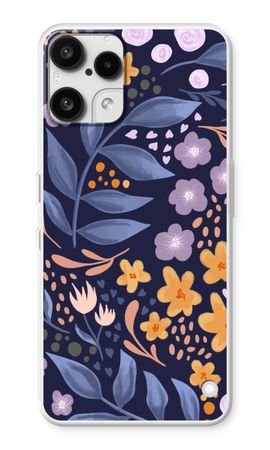 Flowers with blue leaves